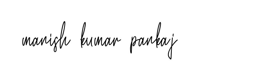 Signature of manish-kumar-pankaj