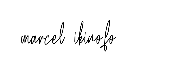 Signature of marcel-ikinofo