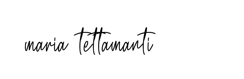 Signature of maria-tettamanti