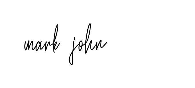 Signature of mark-john