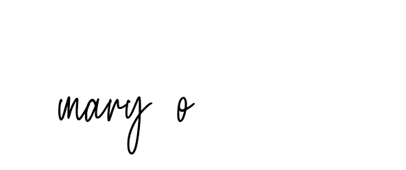 Signature of mary-o