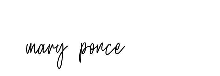 Signature of mary-ponce