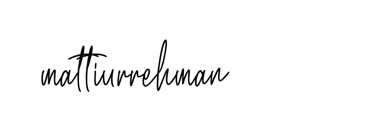 Signature of mattiurrehman