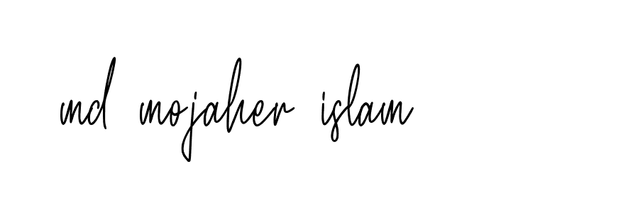 Signature of md-mojaher-islam