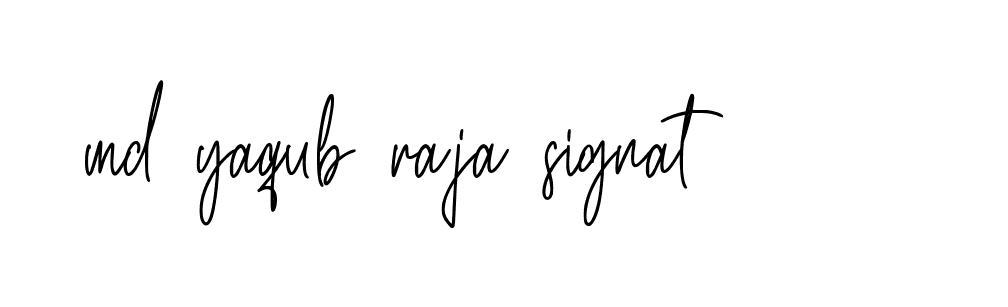 Signature of md-yaqub-raja-signat