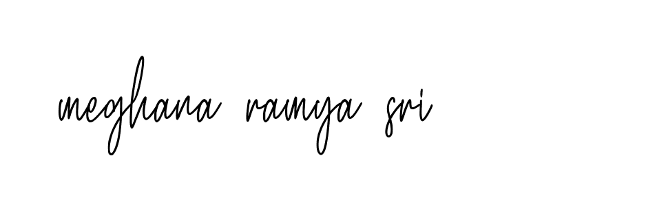 Signature of meghana-ramya-sri