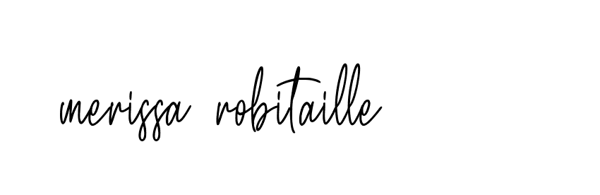 Signature of merissa-robitaille