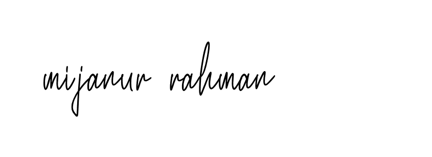 Signature of mijanur-rahman