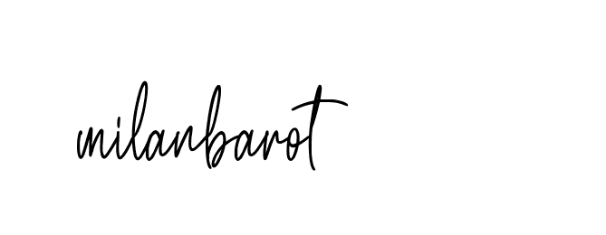 Signature of milanbarot