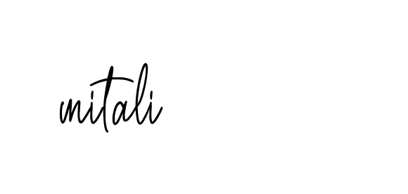 Signature of mitali-