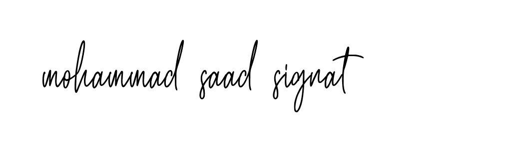 Signature of mohammad-saad-signat