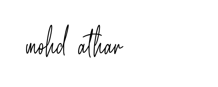 Signature of mohd-athar