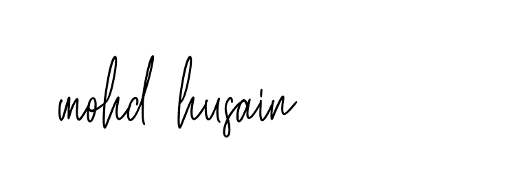 Signature of mohd-husain