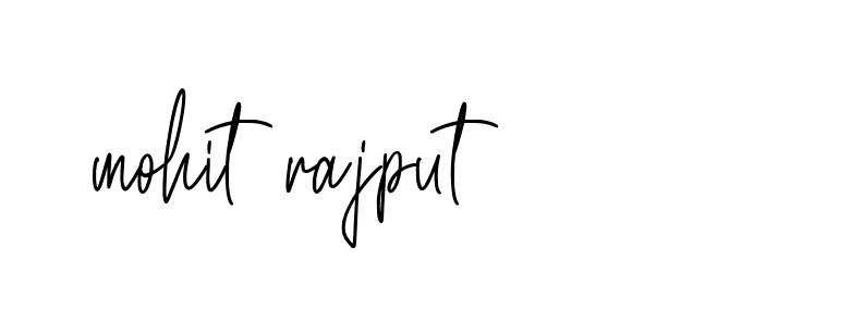 Signature of mohit-rajput-