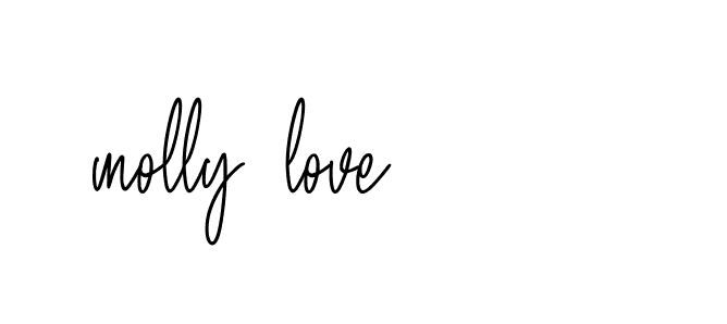 Signature of molly-love