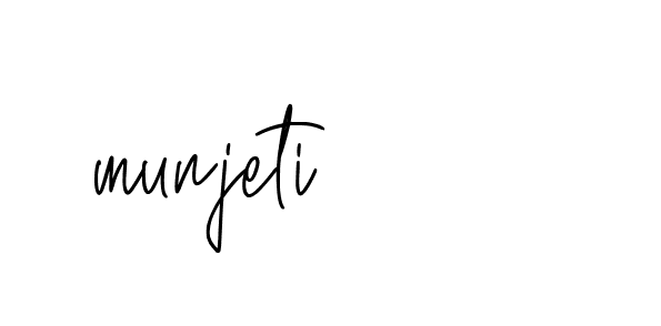 Signature of munjeti