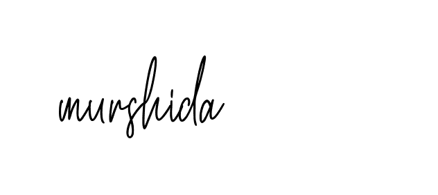 Signature of murshida