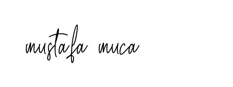 Signature of mustafa-muca