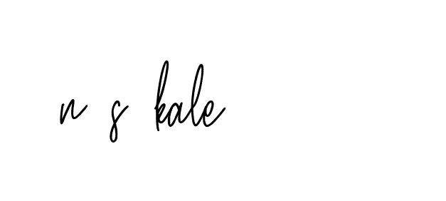 Signature of n-s-kale