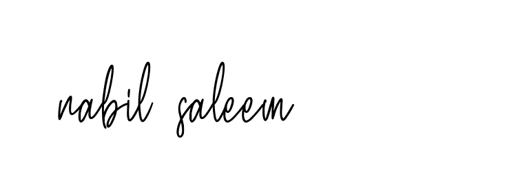 Signature of nabil-saleem