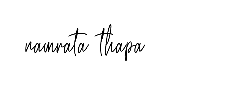 Signature of namrata-thapa