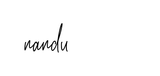 Signature of nandu