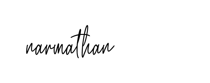 Signature of narmathan