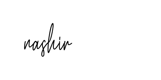 Signature of nashir