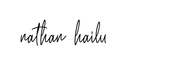 Signature of nathan-hailu