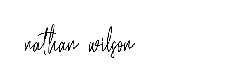 Signature of nathan-wilson-