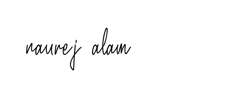 Signature of naurej-alam