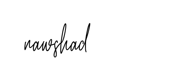 Signature of nawshad