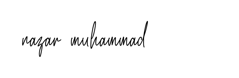 Signature of nazar-muhammad-