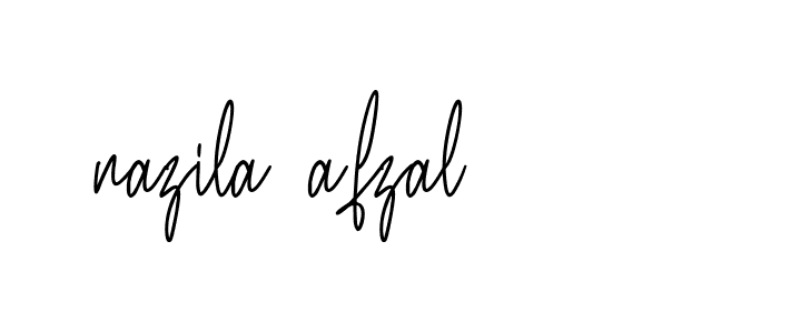 Signature of nazila-afzal