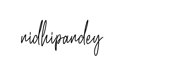 Signature of nidhipandey