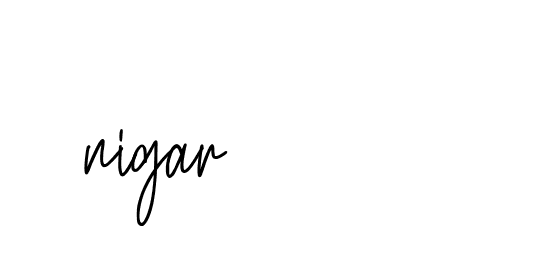 Signature of nigar