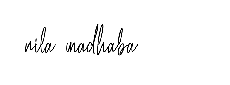 Signature of nila-madhaba