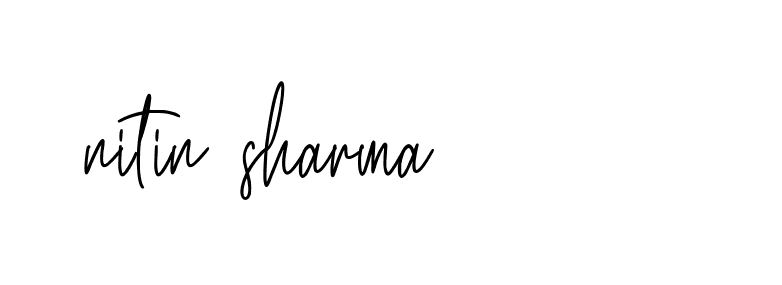 Signature of nitin-sharma-