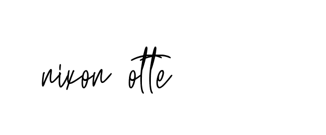 Signature of nixon-otte