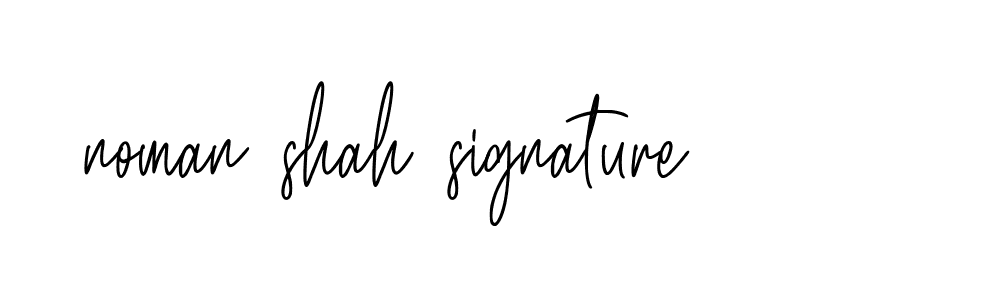 Signature of noman-shah-signature