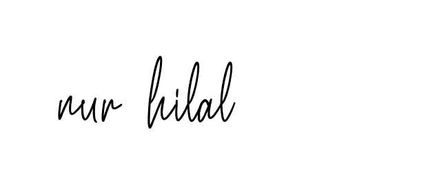 Signature of nur-hilal