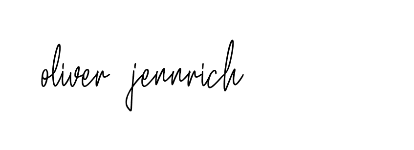 Signature of oliver-jennrich-