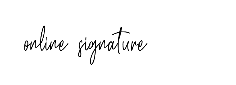 Signature of online-signature