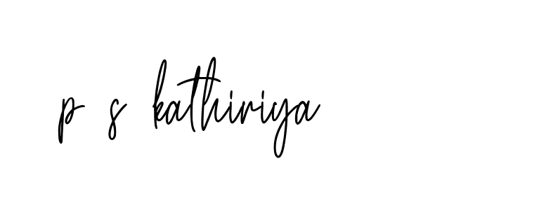 Signature of p-s-kathiriya