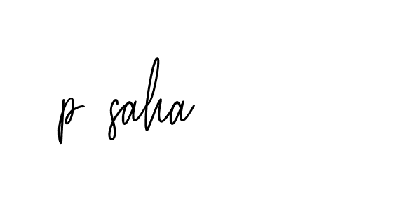 Signature of p-saha