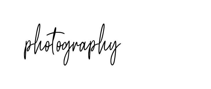 Signature of photography