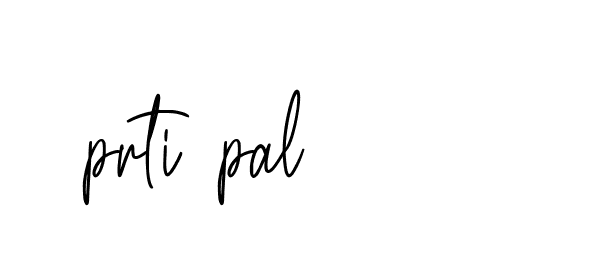 Signature of prti-pal