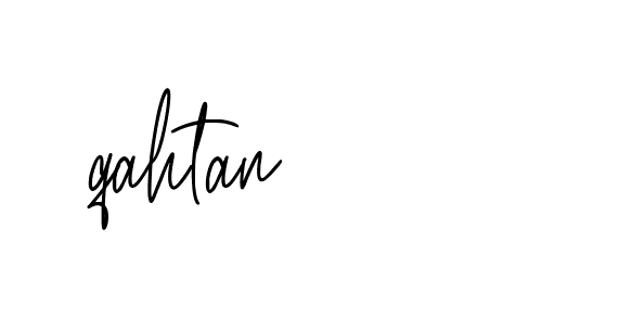 Signature of qahtan