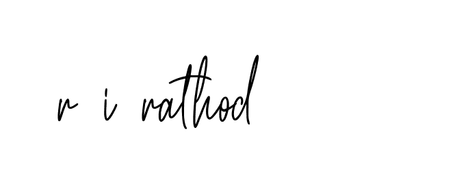 Signature of r-i-rathod