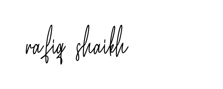 Signature of rafiq-shaikh